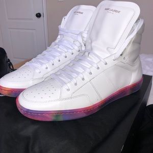 Saint Laurent Tie Dye Sneakers 42 SL/10H Authentic